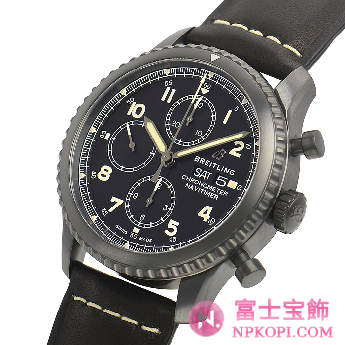 ブライトリング自動巻き時計ナビタイマー8 クロノグラフ43 M118B-1LMA
