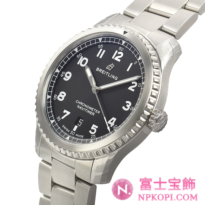 ブライトリング自動巻き時計ナビタイマー8 オートマチック41 A168B-1PSS