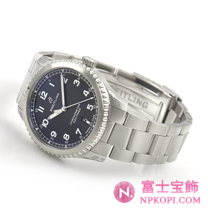ブライトリング自動巻き時計ナビタイマー8 オートマチック41 A168B-1PSS