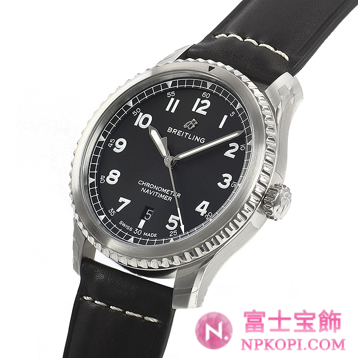 ブライトリング自動巻き時計ナビタイマー8 オートマチック41 A168B-1LBA
