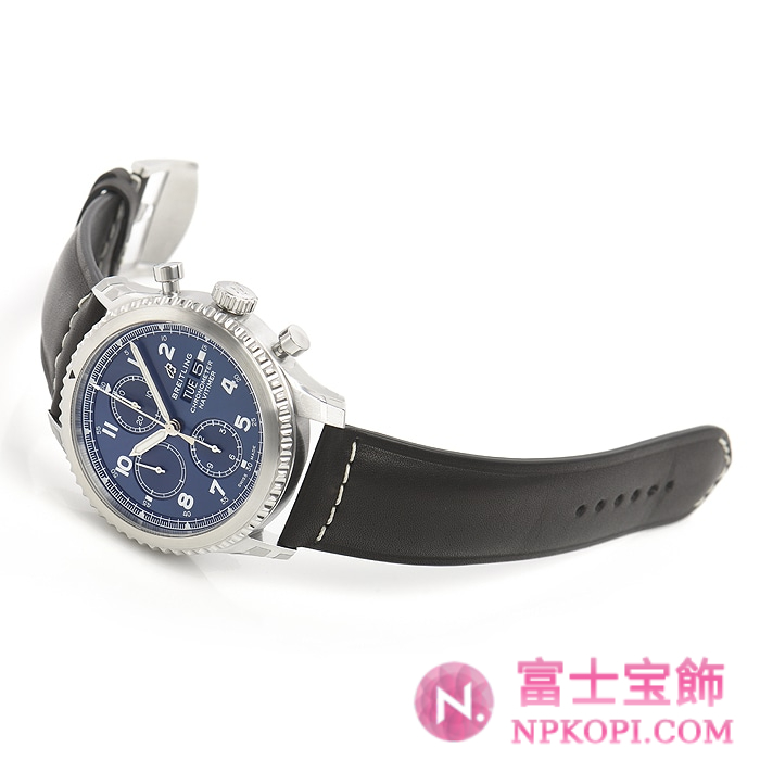 ブライトリング自動巻き時計ナビタイマー8 クロノグラフ43 A118C-1LBA