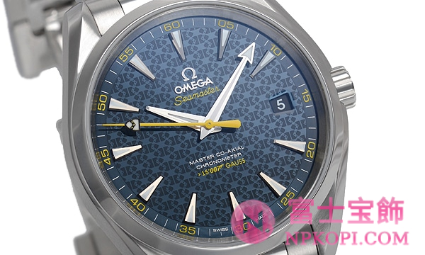 オメガ自動巻き時計シーマスター アクアテラ 150M 41_5mm ジェームズ・ボンド 007 世界限定15007本 231_10_42_21_03_004