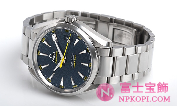 オメガ自動巻き時計シーマスター アクアテラ 150M 41_5mm ジェームズ・ボンド 007 世界限定15007本 231_10_42_21_03_004