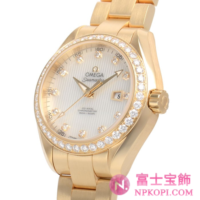 オメガ自動巻き時計シーマスター アクアテラ 150M 34mm 231.55.34.20.55.001