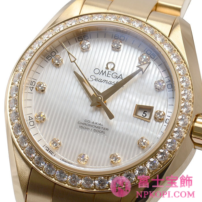 オメガ自動巻き時計シーマスター アクアテラ 150M 34mm 231.55.34.20.55.001