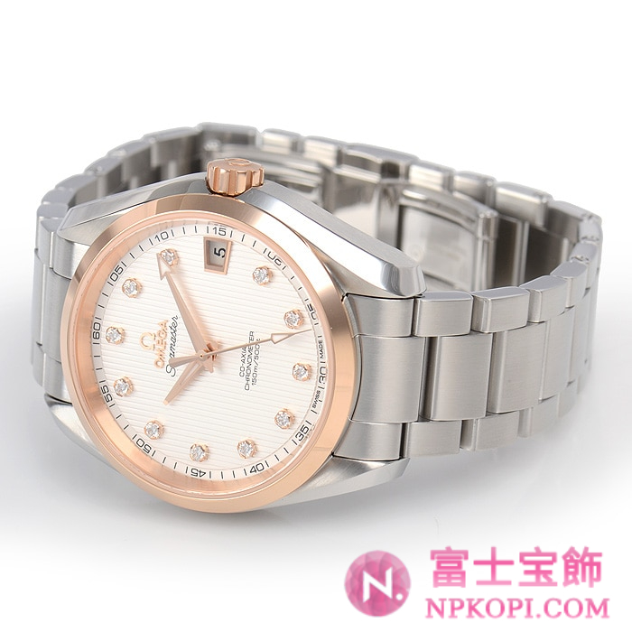 オメガ自動巻き時計シーマスター アクアテラ 150M 38.5mm 231.20.39.21.52.003