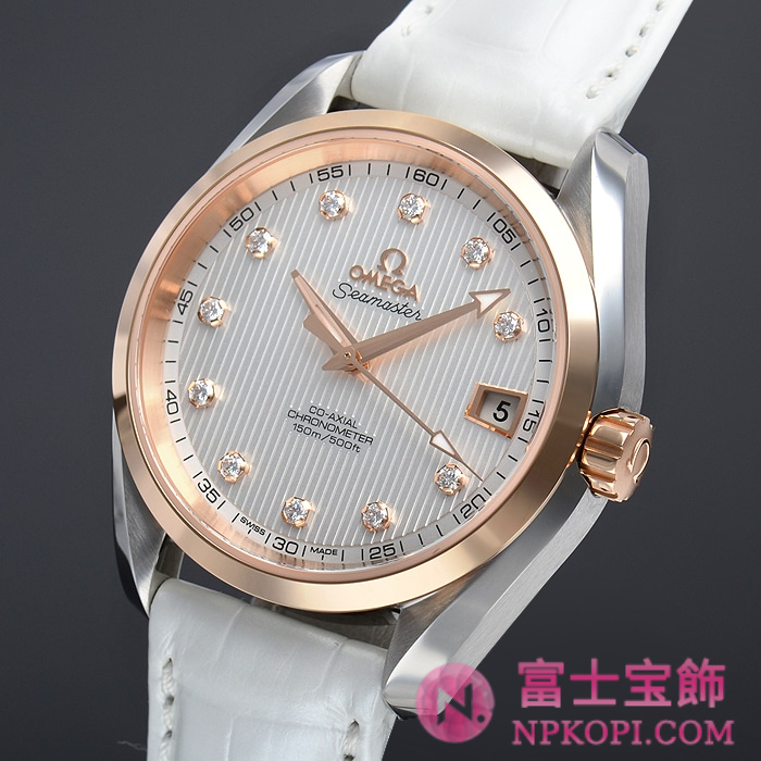 オメガ自動巻き時計シーマスター アクアテラ 150M 38.5mm 231.23.39.21.52.001