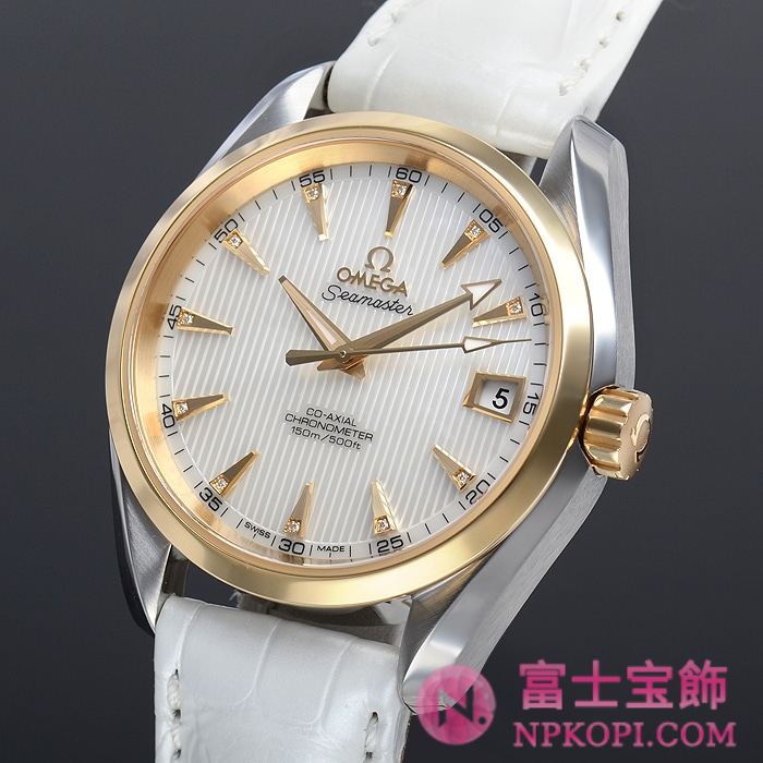 オメガ自動巻き時計シーマスター アクアテラ 150M 38.5mm 231.23.39.21.55.002