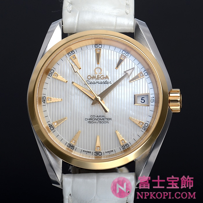オメガ自動巻き時計シーマスター アクアテラ 150M 38.5mm 231.23.39.21.55.002