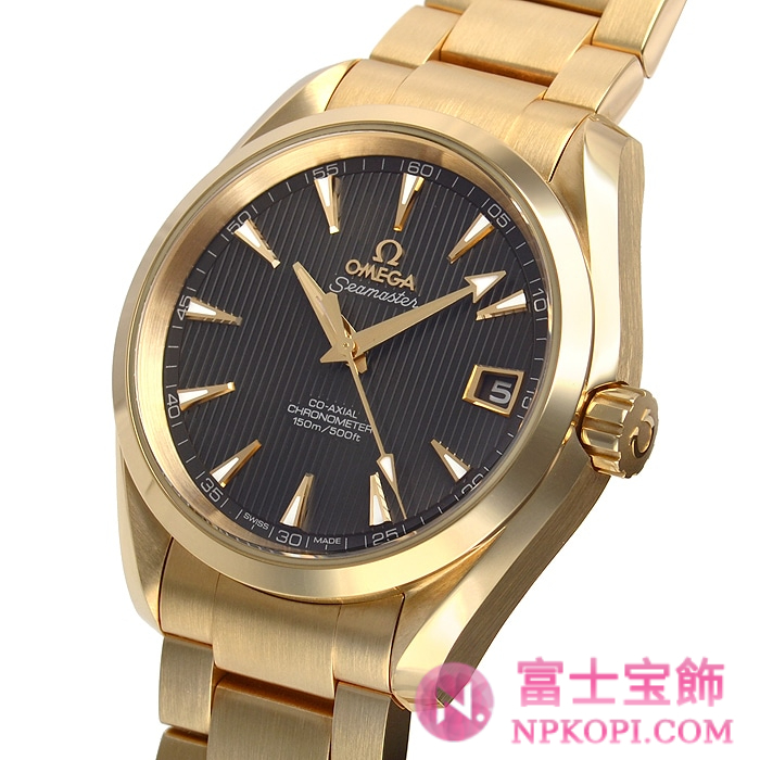 オメガ自動巻き時計シーマスター アクアテラ 150M 38.5mm 231.50.39.21.06.002