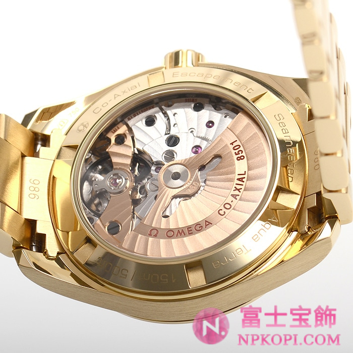 オメガ自動巻き時計シーマスター アクアテラ 150M 38.5mm 231.50.39.21.06.002