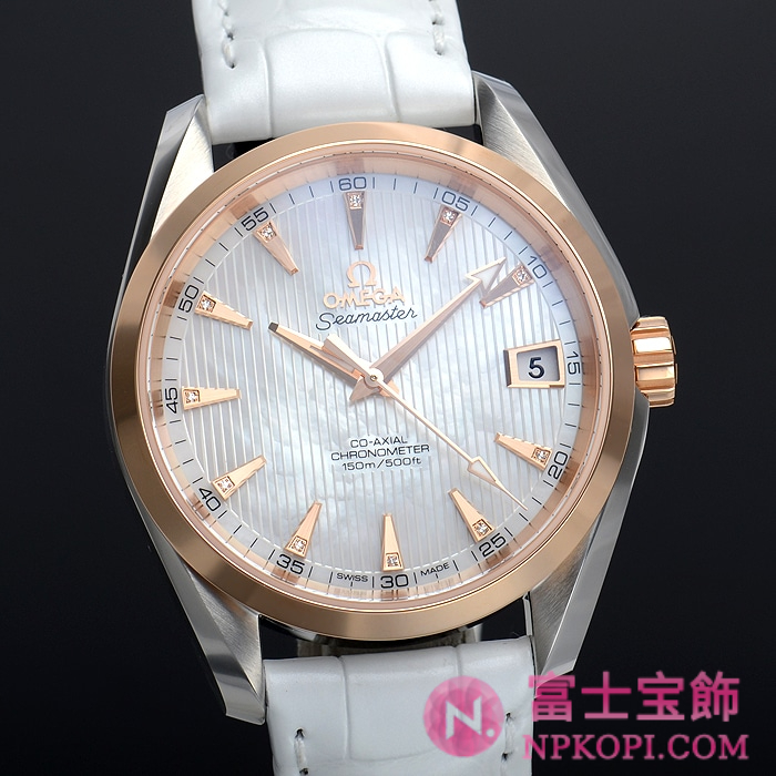 オメガ自動巻き時計シーマスター アクアテラ 150M 38.5mm 231.23.39.21.55.001