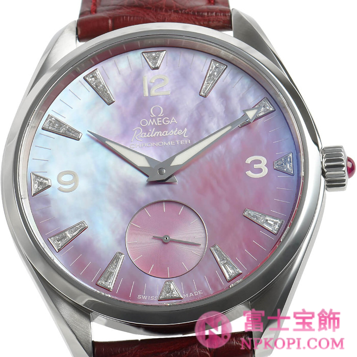 オメガ手巻き時計シーマスター アクアテラ レイルマスター (XXL) 2806.77.40