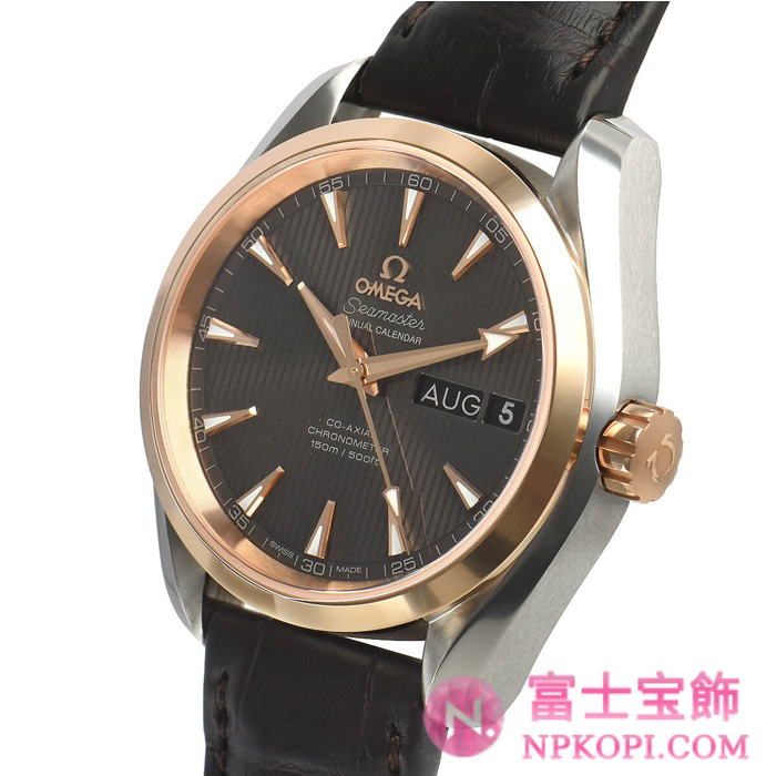 オメガ自動巻き時計シーマスター アクアテラ 150M 38.5mm 231.23.39.22.06.001
