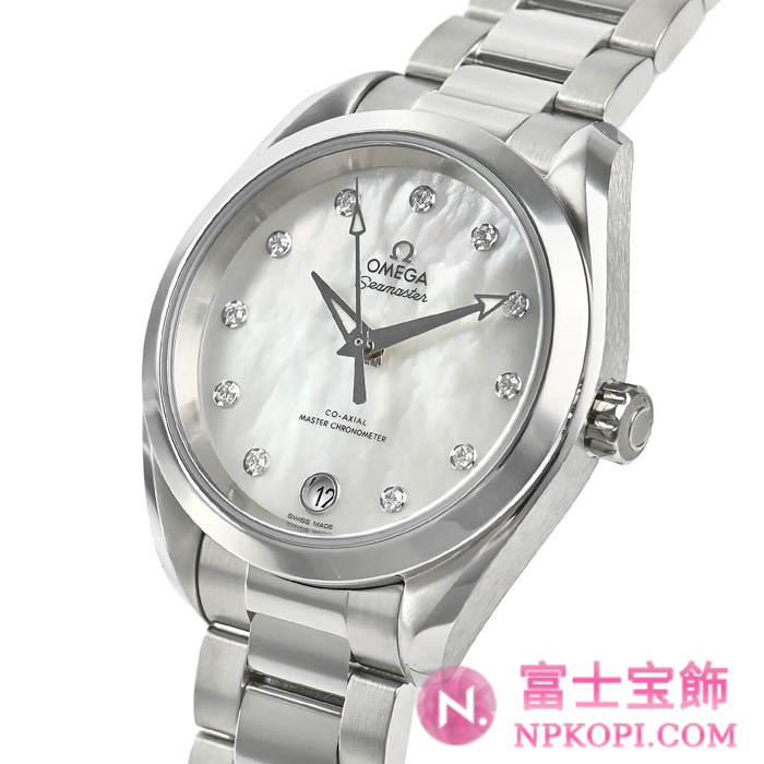 オメガ自動巻き時計シーマスター アクアテラ 150M 34mm 220.10.34.20.55.001