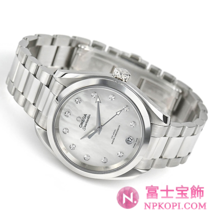 オメガ自動巻き時計シーマスター アクアテラ 150M 34mm 220.10.34.20.55.001