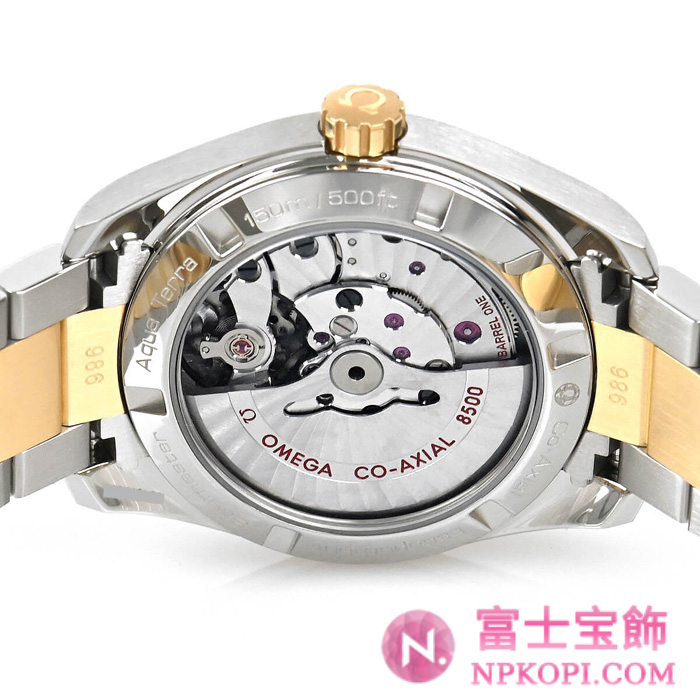 オメガ自動巻き時計シーマスター アクアテラ 150M 38.5mm 231.20.39.21.55.002
