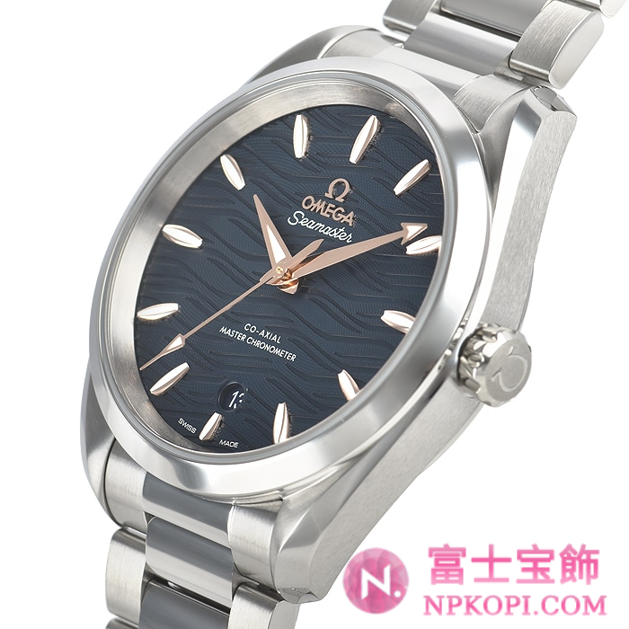 オメガ自動巻き時計シーマスター アクアテラ 150M 38mm 220.10.38.20.03.002