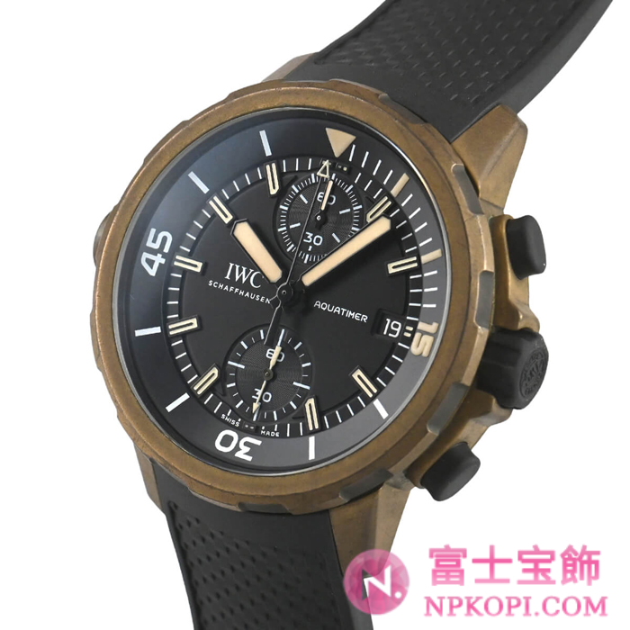 IWC自動巻き時計アクアタイマー クロノ エクスペディション チャールズダーウィン IW379503