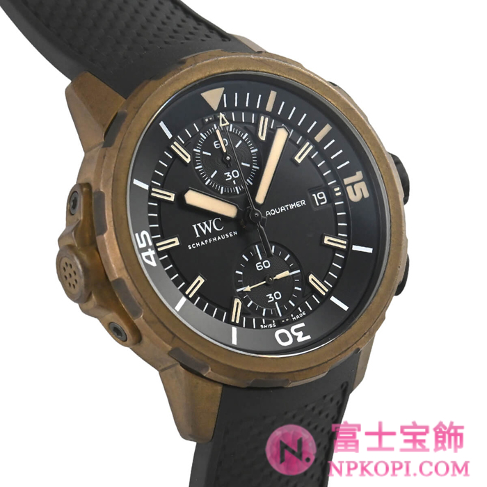 IWC自動巻き時計アクアタイマー クロノ エクスペディション チャールズダーウィン IW379503