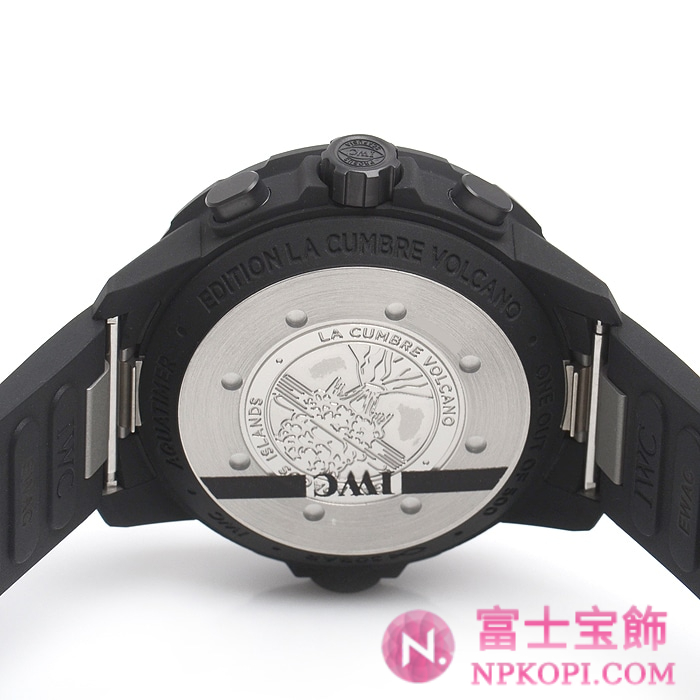 IWC自動巻き時計アクアタイマー クロノグラフ ラ・クンブレ・ボルケーノ 世界限定500本 IW379505