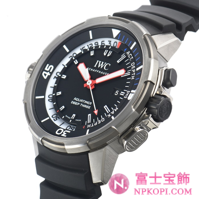 IWC自動巻き時計アクアタイマー ディープスリー IW355701