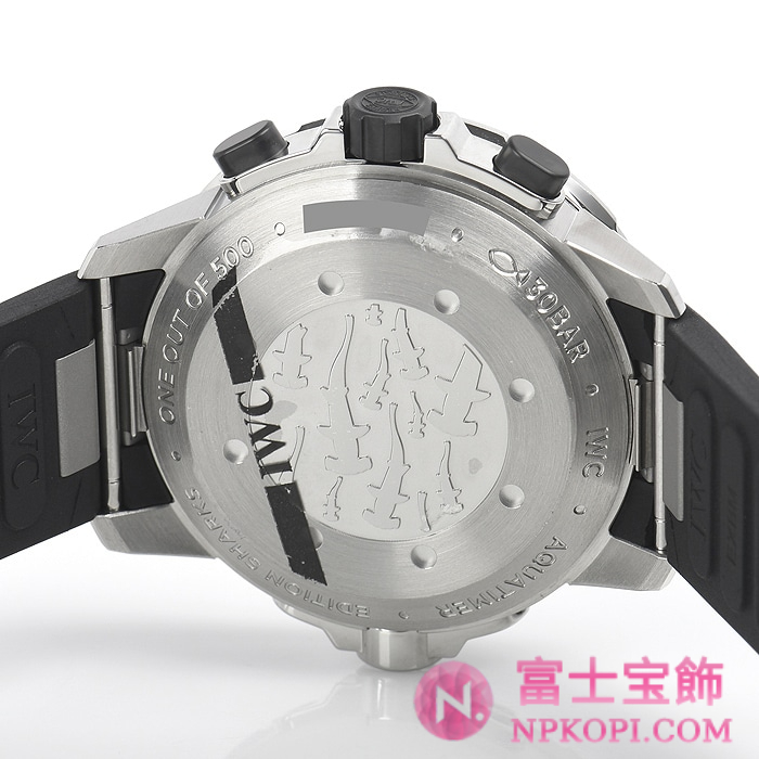 IWC自動巻き時計アクアタイマー クロノ シャーク 世界限定500本 IW379506