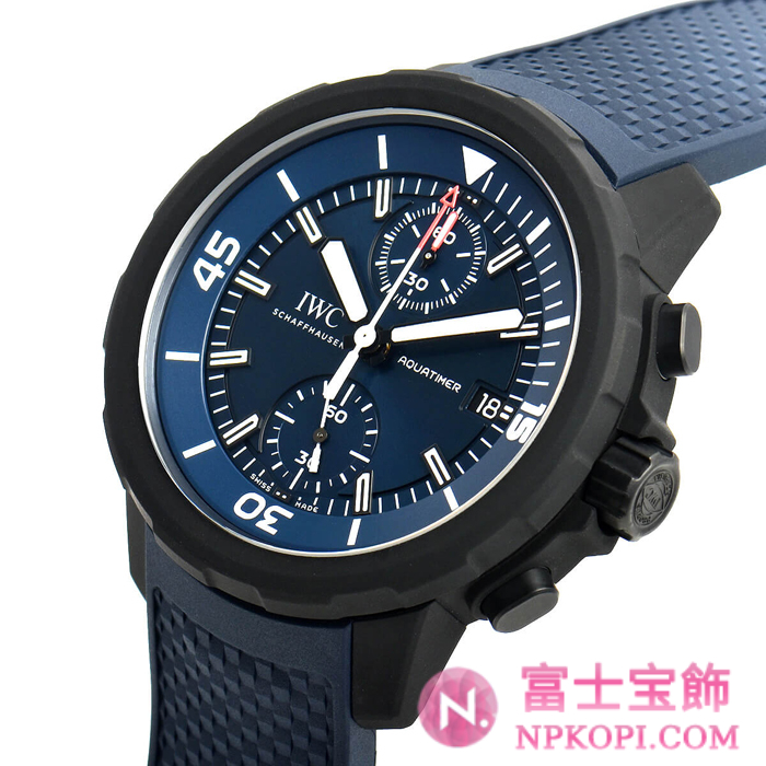 IWC自動巻き時計アクアタイマー クロノ ローレウス スポーツ フォーグッド 世界限定1000本 IW379507