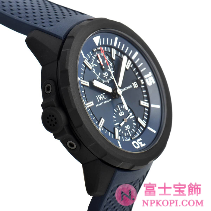 IWC自動巻き時計アクアタイマー クロノ ローレウス スポーツ フォーグッド 世界限定1000本 IW379507