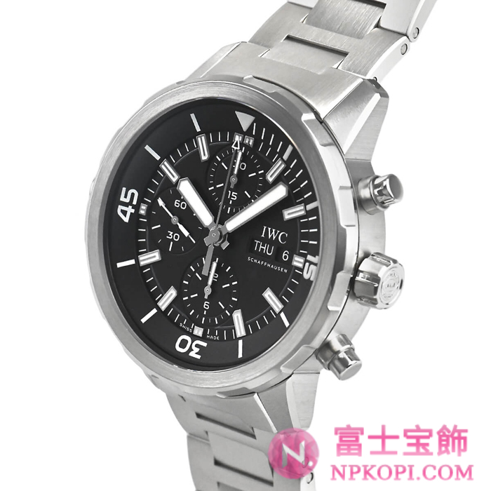 IWC自動巻き時計アクアタイマークロノ IW376804