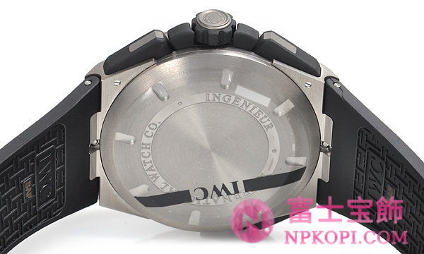 IWC自動巻き時計インヂュニア ダブルクロノグラフ IW376501
