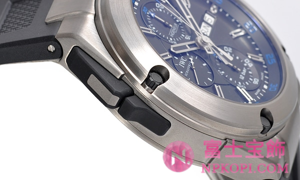 IWC自動巻き時計インヂュニア ダブルクロノグラフ IW376501