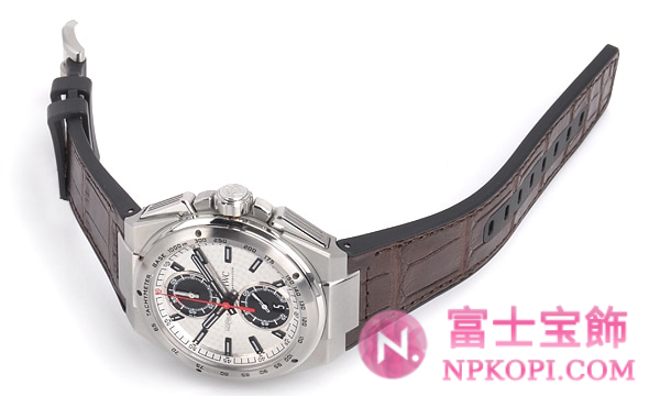 IWC自動巻き時計インヂュニア クロノ ジルバープファイル 世界1000本限定 IW378505