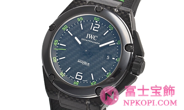 IWC自動巻き時計インヂュニア オートマティック カーボンパフォーマンス セラミック 世界限定1000本 IW322404