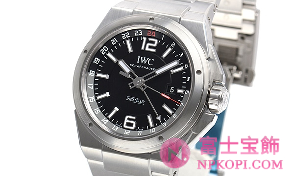 IWC自動巻き時計インヂュニア デュアルタイム IW324402