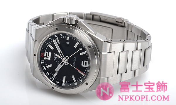 IWC自動巻き時計インヂュニア デュアルタイム IW324402