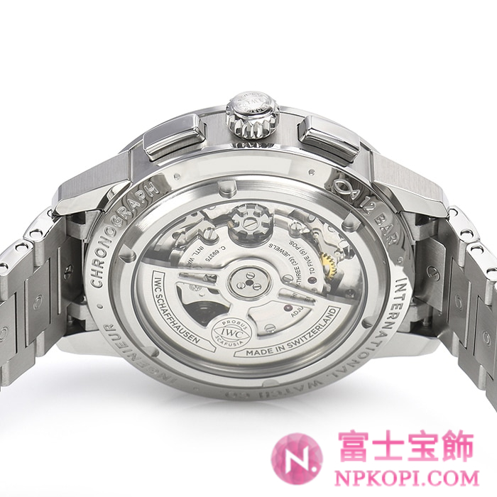 IWC自動巻き時計インヂュニア クロノグラフ IW380802