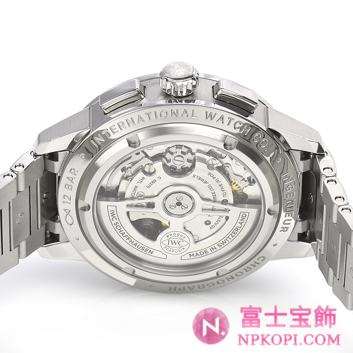 IWC自動巻き時計インヂュニア クロノグラフ IW380801