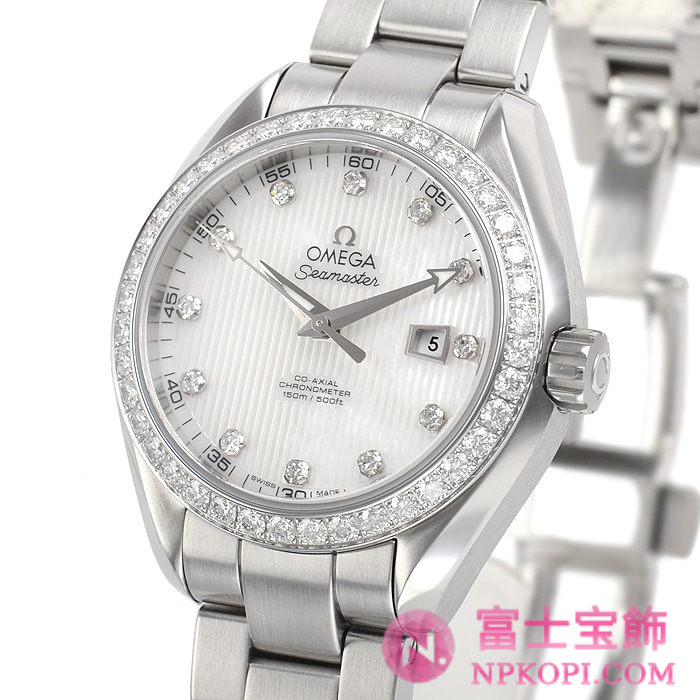 オメガ自動巻き時計シーマスター アクアテラ 150M 34mm 231.15.34.20.55.001