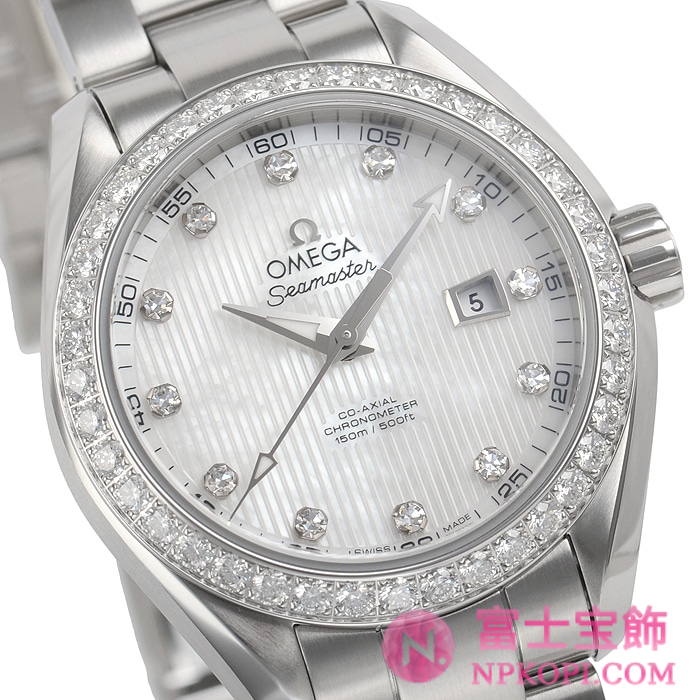 オメガ自動巻き時計シーマスター アクアテラ 150M 34mm 231.15.34.20.55.001