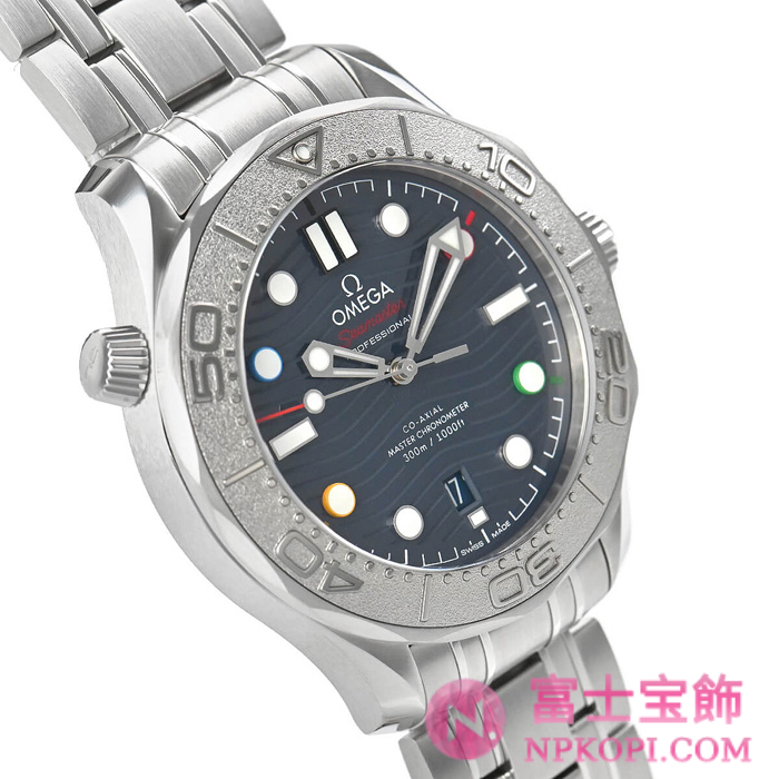 オメガ自動巻き時計シーマスター ダイバー300M 2022冬季北京オリンピック限定 522.30.42.20.03.001