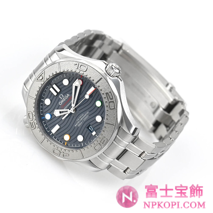 オメガ自動巻き時計シーマスター ダイバー300M 2022冬季北京オリンピック限定 522.30.42.20.03.001