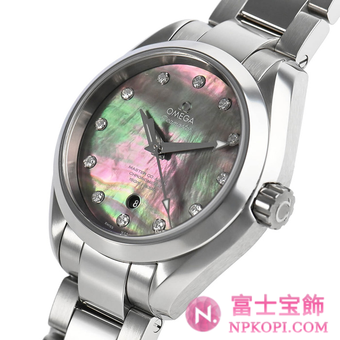 オメガ自動巻き時計シーマスター アクアテラ 150M 34mm 231.10.34.20.57.001