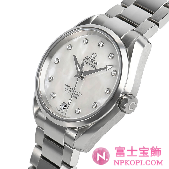 オメガ自動巻き時計シーマスター アクアテラ 150M 38.5mm 231.10.39.21.55.002