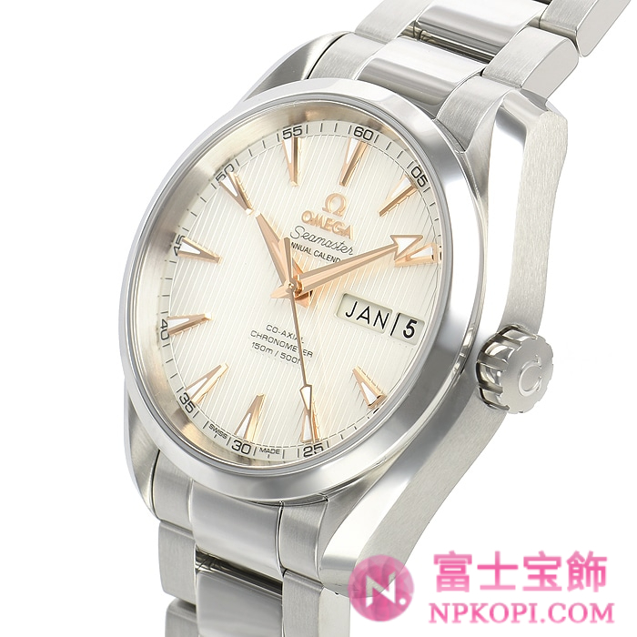 オメガ自動巻き時計シーマスター アクアテラ 150M 38.5mm 231.10.39.22.02.001