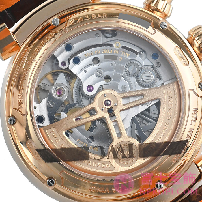 IWC自動巻き時計ダ・ヴィンチパーペチュアルカレンダークロノグラフ IW392101