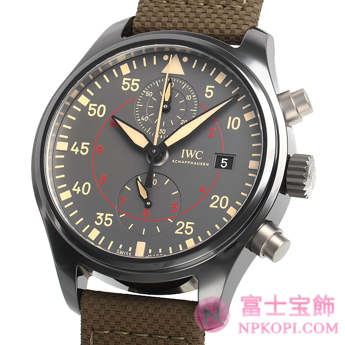 IWC自動巻き時計パイロット・ウォッチ・クロノグラフ・トップガン ミラマー IW389002