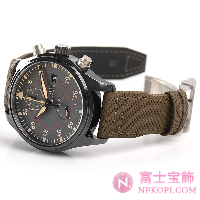 IWC自動巻き時計パイロット・ウォッチ・クロノグラフ・トップガン ミラマー IW389002
