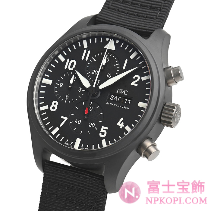 IWC自動巻き時計パイロット・ウォッチ・クロノグラフ・トップガン IW389101