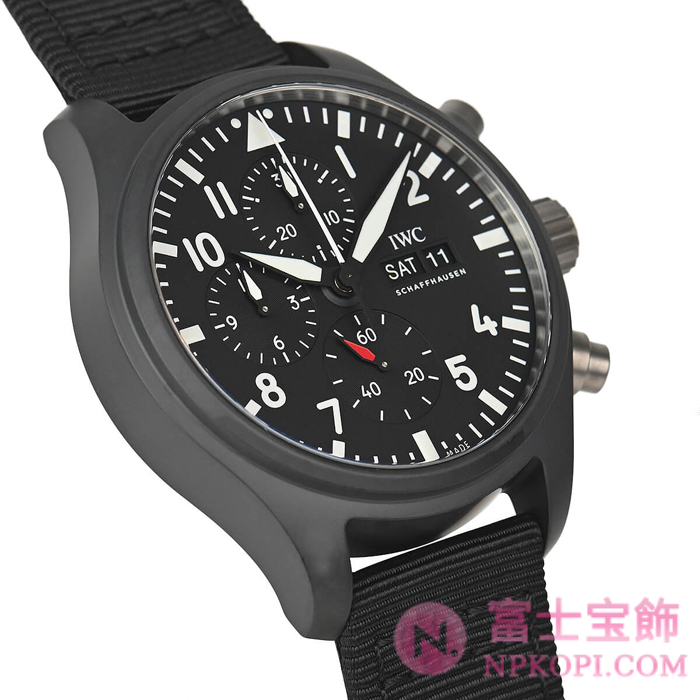 IWC自動巻き時計パイロット・ウォッチ・クロノグラフ・トップガン IW389101